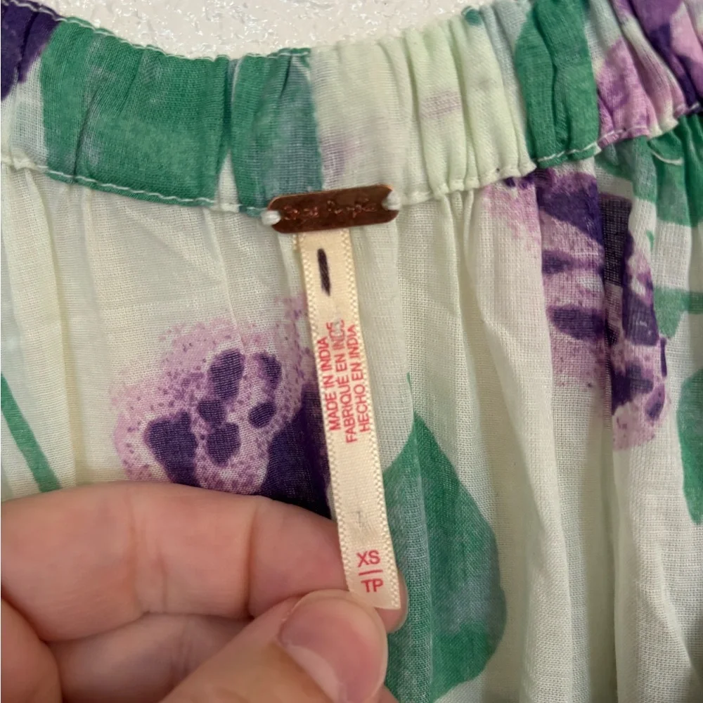 FREE PEOPLE Golden Hour Floral Maxi Dress NWOT